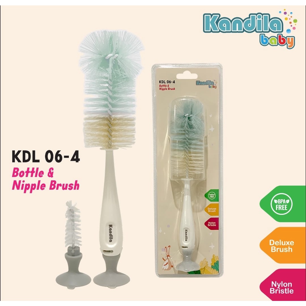 KANDILA Sikat Botol Nylon Sikat Dot Suction  Bottle BRUSHKDL 06-4