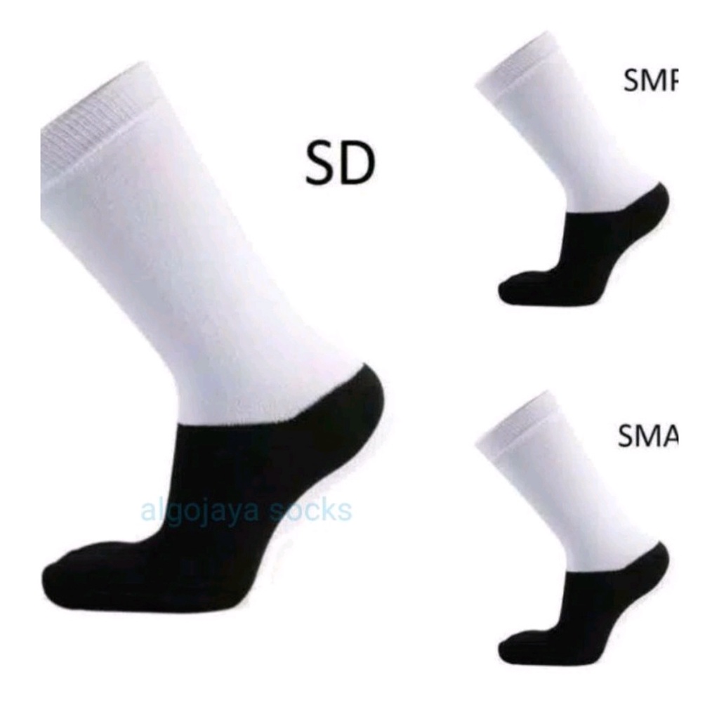 KAOS KAKI SEKOLAH SD / SMP / SMA (kaos kaki pramuka, kaos kaki hitam, kaos kaki putih)