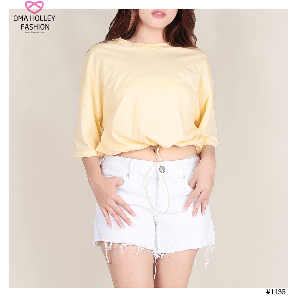 (COD) OH Fashion Kaos Morry Tee Fashion Wanita (Berska) #1135