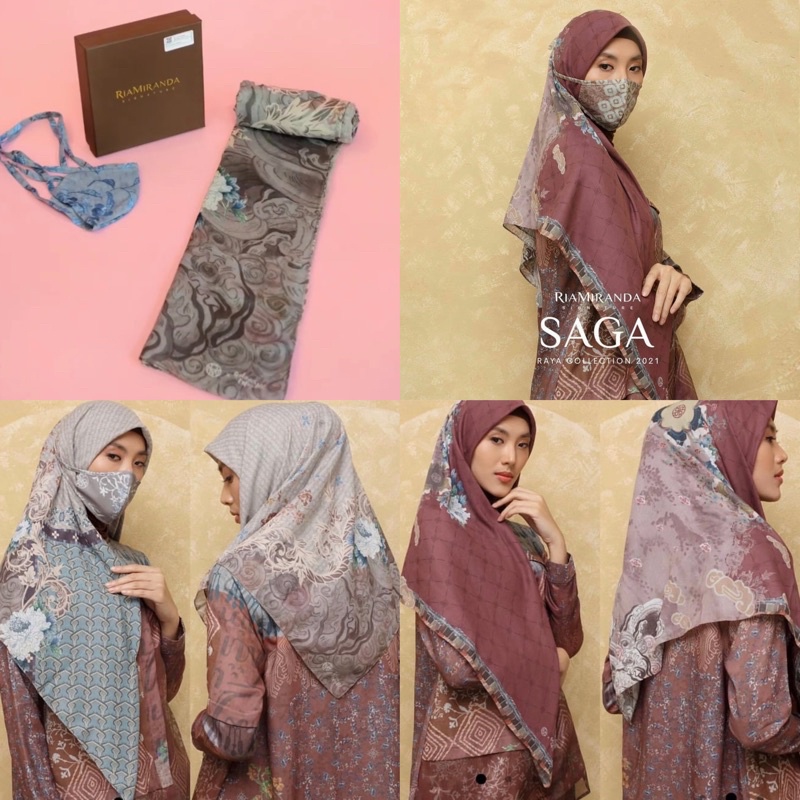 SALE ‼️ Ria Miranda Signature Kaili & Liu Scarf Saga Raya Collection