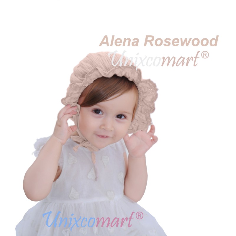 Topi Anak Bayi Noni Perempuan Bonnet Hat-Alena Rosewood
