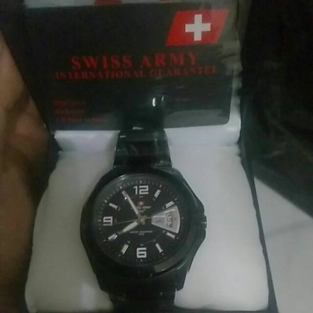 Jam swiss army SA0116MB black man ori