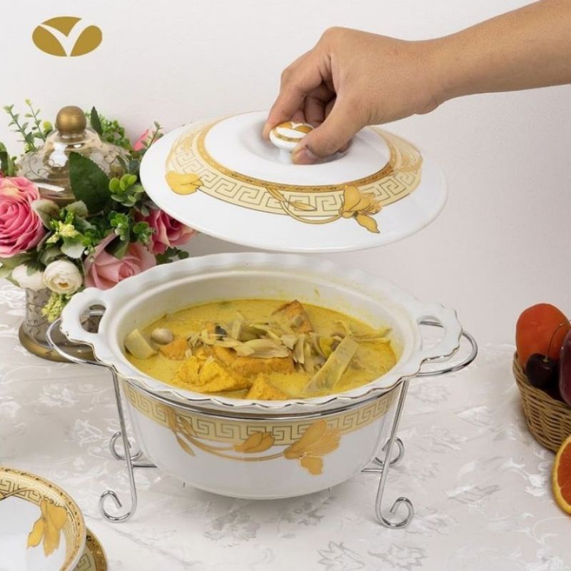 VICENZA ROUND CASSEROLE B681 N CR681 Prasmanan bulat Food Warmer