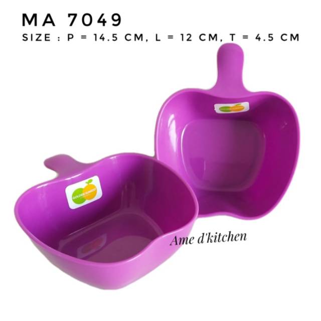 Mangkok apel kecil MA 7049 golden sunkist