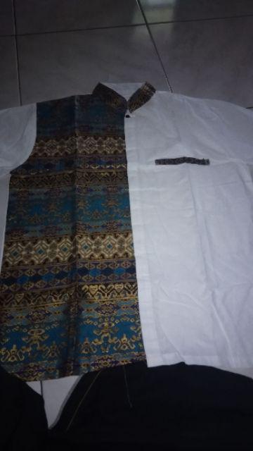 Bswart Batik Hrb026  Kenogo Hem Pendek Padi Pekalongan M L Xl Batik Pria