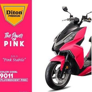 Cat Pilok Diton Premium **9011  FLOURESCENT PINK STABILO PING 400ml