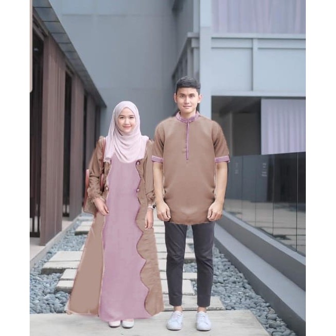  Baju  Couple Tunangan  Kekinian  Elegan Mewah Pasangan Muslim 