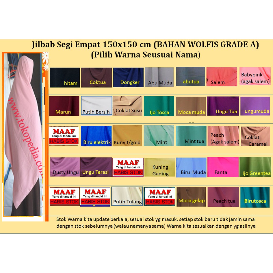 HOT SALE khimar wolfis jumbo/ jilbab segiempat wolfis 150x150/ khimar 150x150