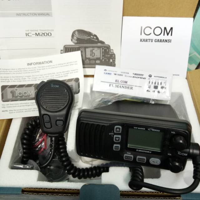 RIG MARINE ICOM IC-M200 ORIGINAL - JUAL RADIO RI