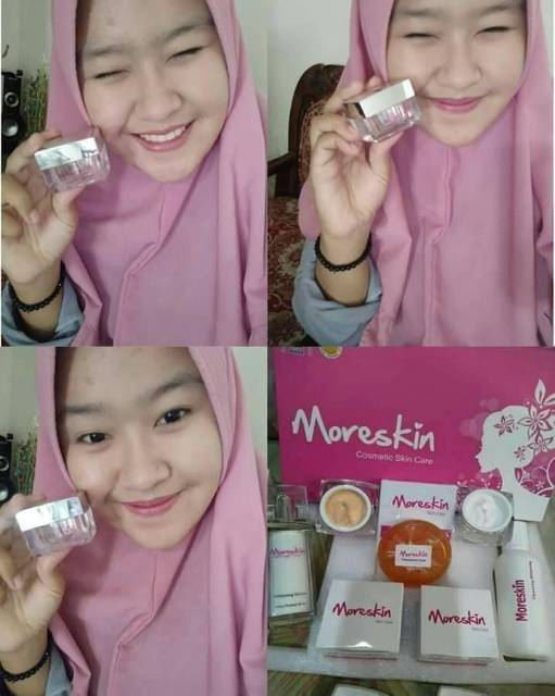 Moreskin Pink Nasa Kemasan Baru