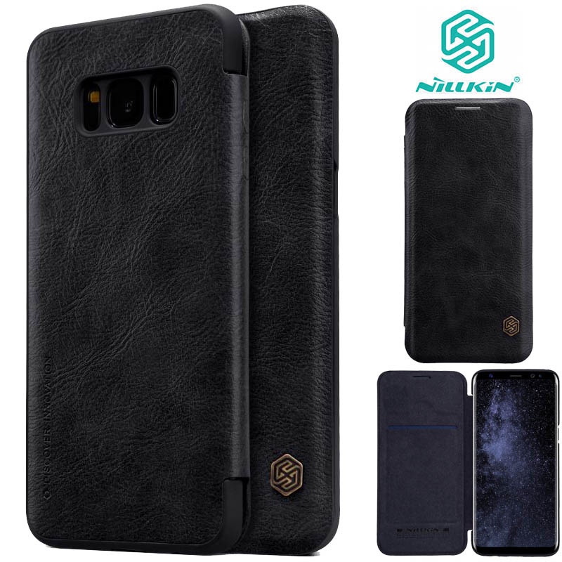 SAMSUNG GALAXY S8 NILLKIN QIN LEATHER CASE ORIGINAL