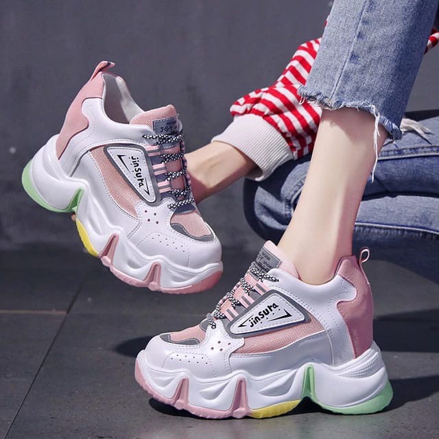 Sepatu Sneakers Wanita JINSURAS RAINBOW