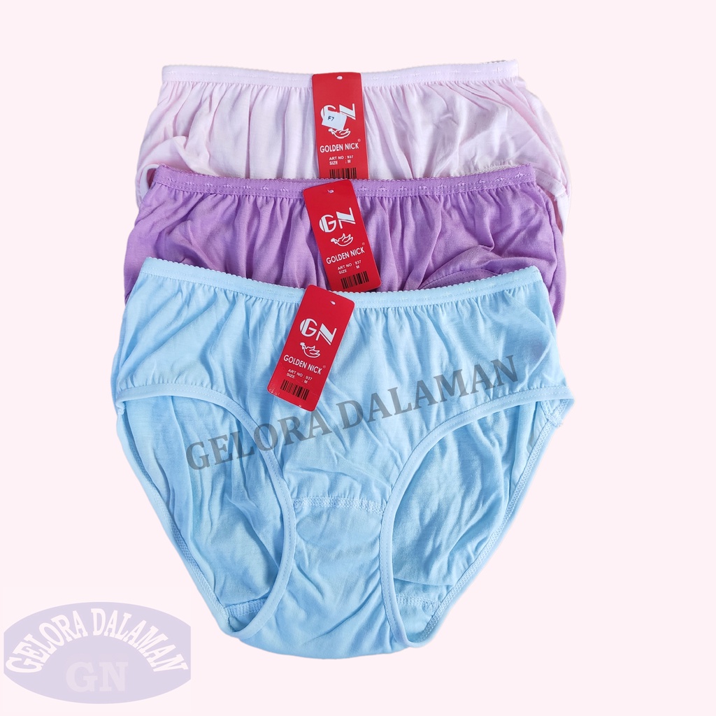 1 Pcs Celana Dalam Wanita Pakaian Dalam Polos Cd Terlaris Real Pick