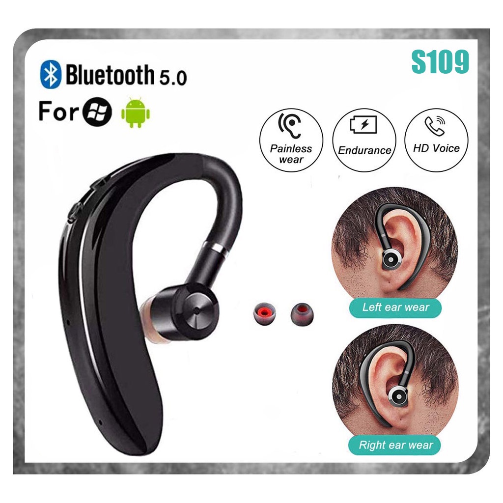 Headset / Earphone Bluetooth S109 Wireless Business