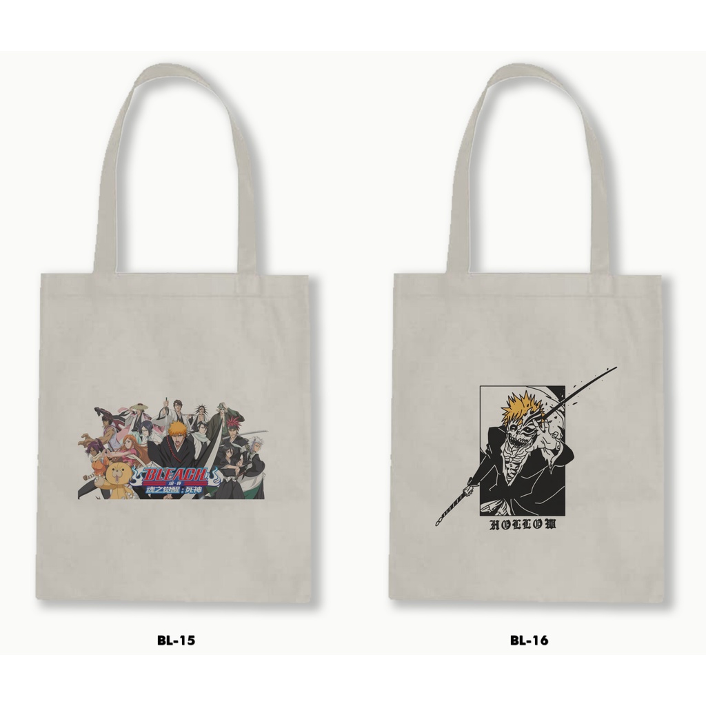 TOTE BAG BLACU - BLEACH / ANIME / MANGA 01