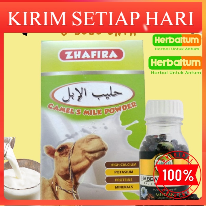

Bundling SEHAT Habbatussauda plus Susu Onta - Susu Onta Zhafira 200