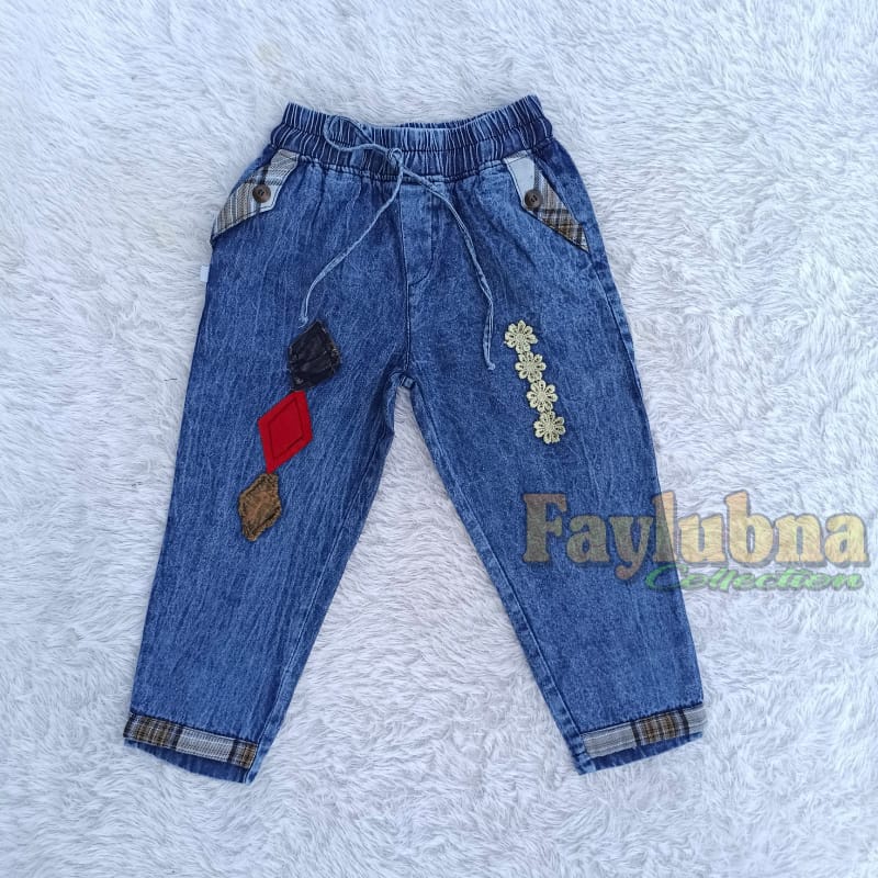 BAGGY JEANS ANAK USIA 3-6 TAHUN / JEANS BAGGY ANAK PEREMPUAN / girls pants kids / CELANA ANAK JEANS / JEANS ANAK TERLARIS