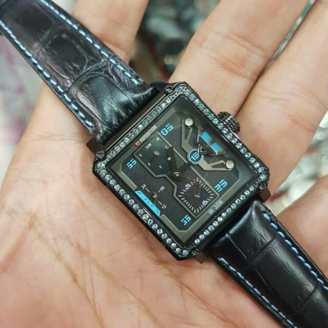 jam tangan expedition e6695 ladies 6695 blue black