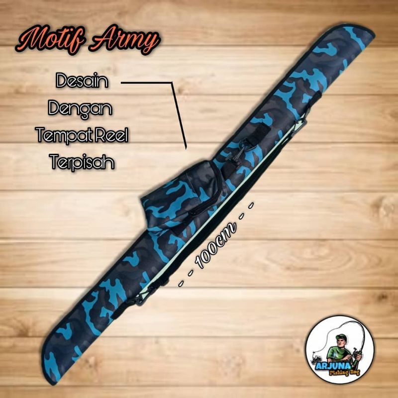 Tas Pancing Pedang 100cm Motif/ Tas Pancing Berkualitas