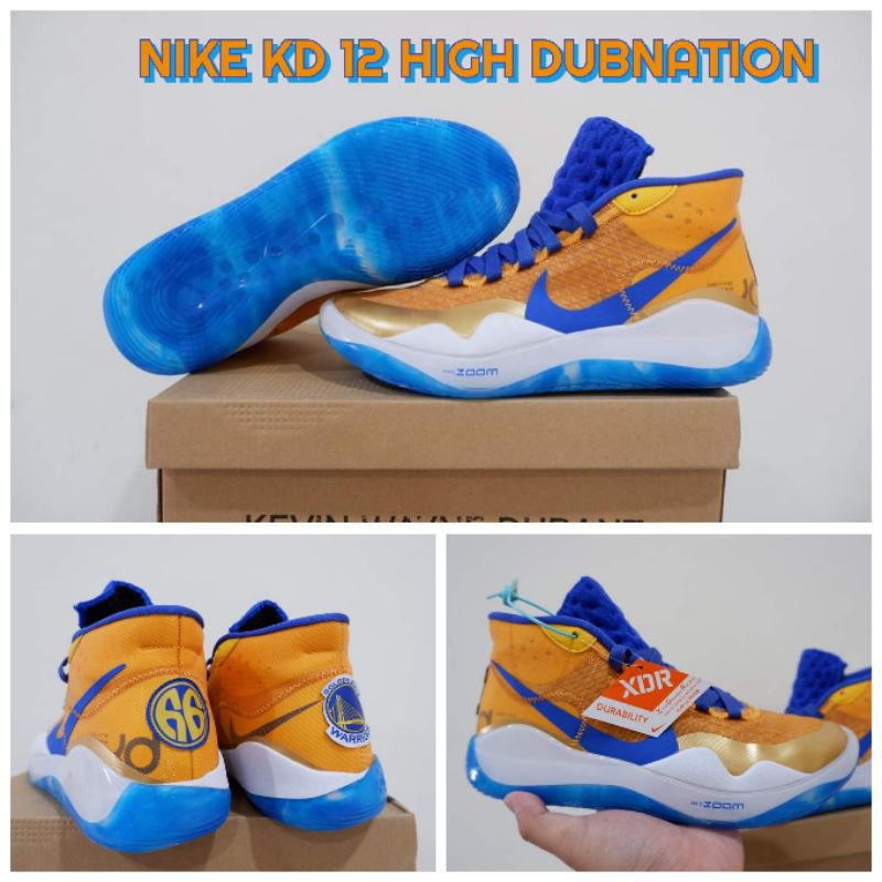 Sepatu Basket Nike KD 12 HIGH Dubnation SIZE 44