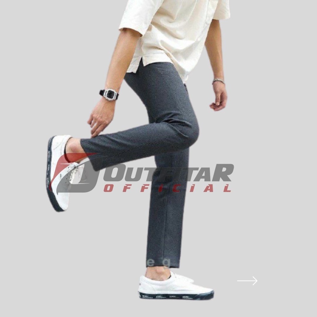 Celana Panjang Pria Ankle Pants Formal Slimfit Hight Quality Premium