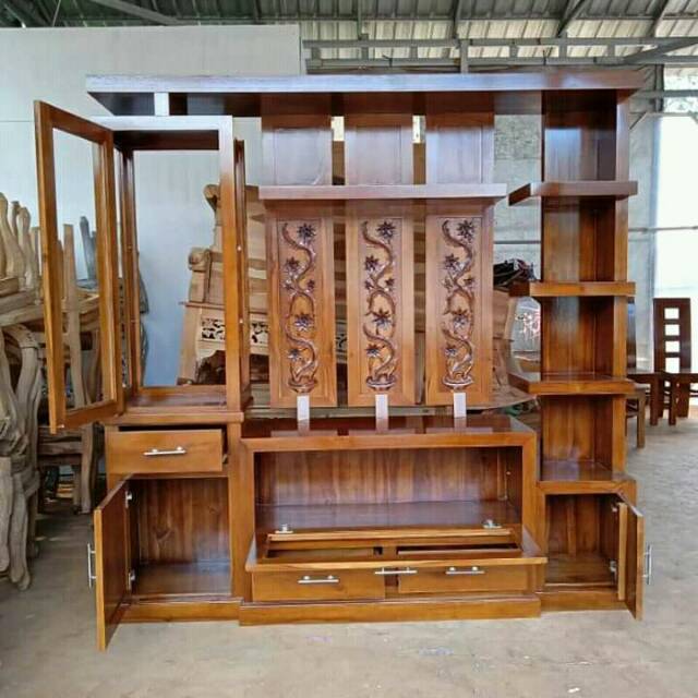 Penyekat ruang partisi jati