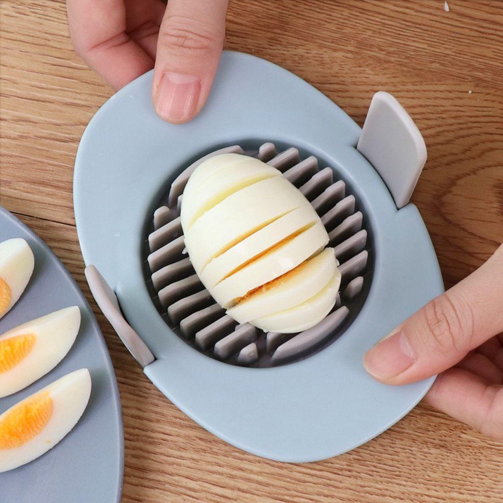 [Elegan] Egg Slicer Masak Plastik Telur Rebus Keras Baking Pemisah Kuning