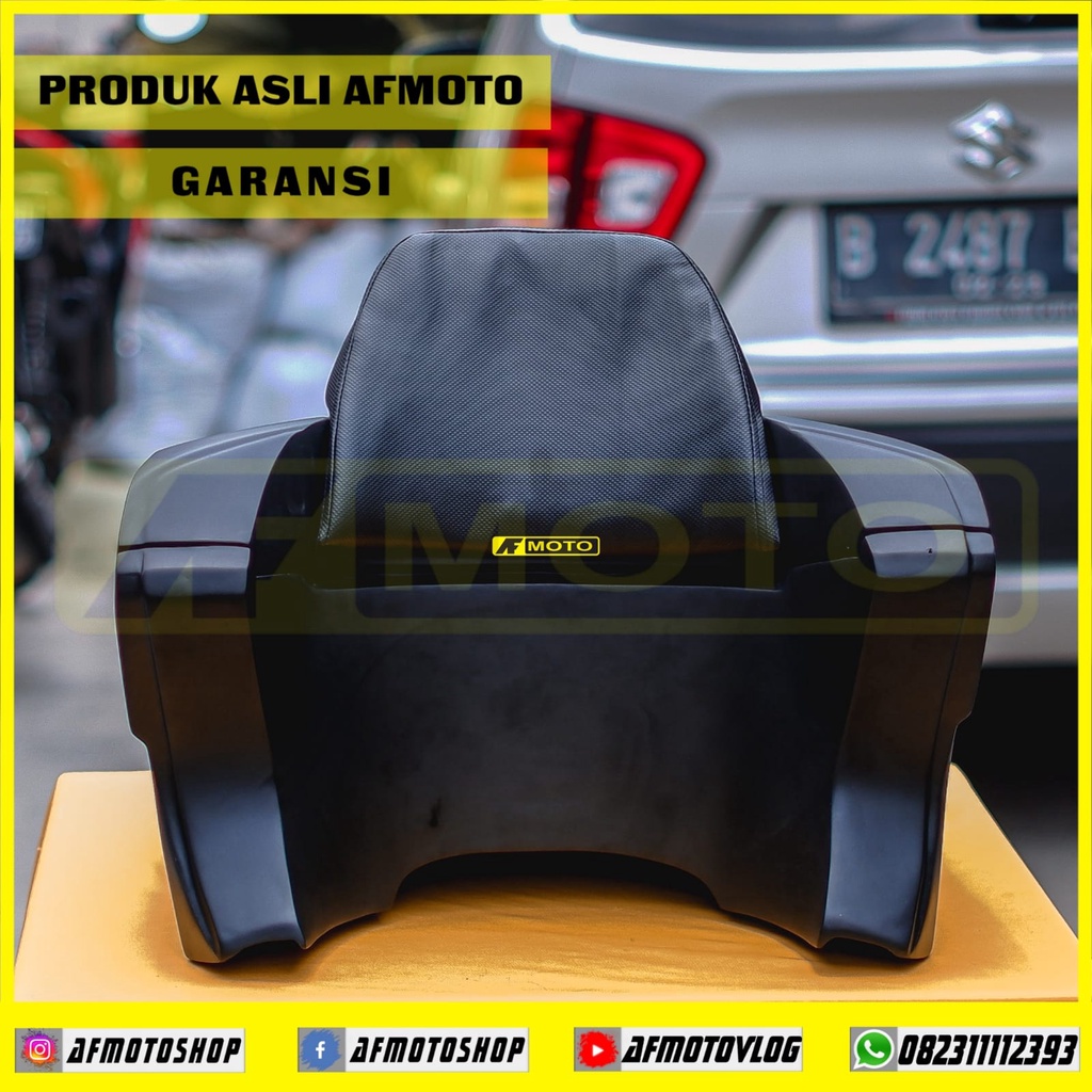 TOP BOX HONDA PCX 160 FIBERGLASS PREMIUM BY AFMOTO