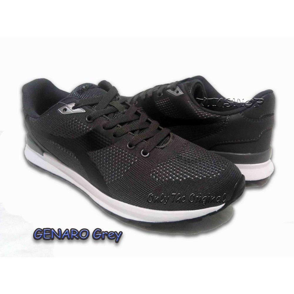 ORIGINAL DIADORA GENARO GREY Sepatu Pria