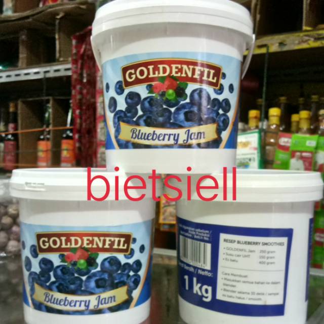 

goldenfill blueberry jam selai 1 kg