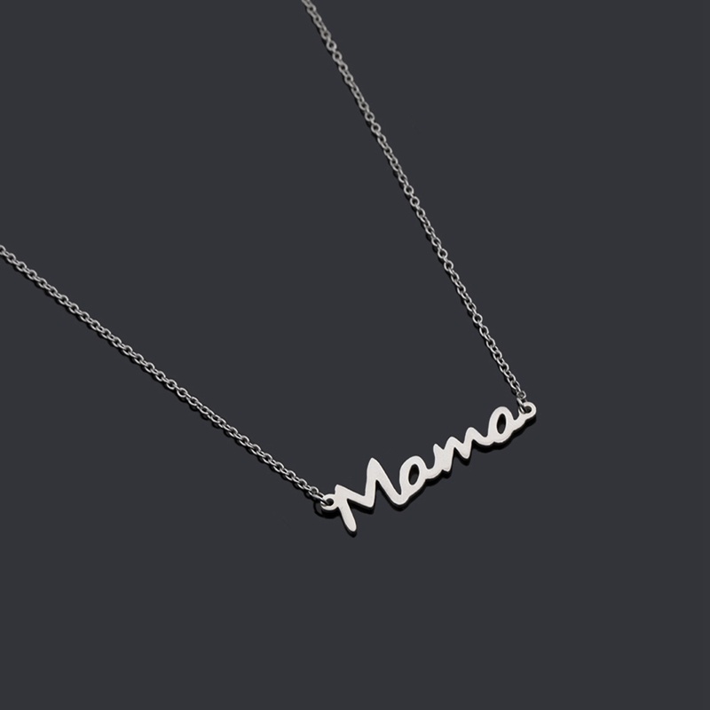 Kalung Desain Tulisan Mama Untuk Wanita