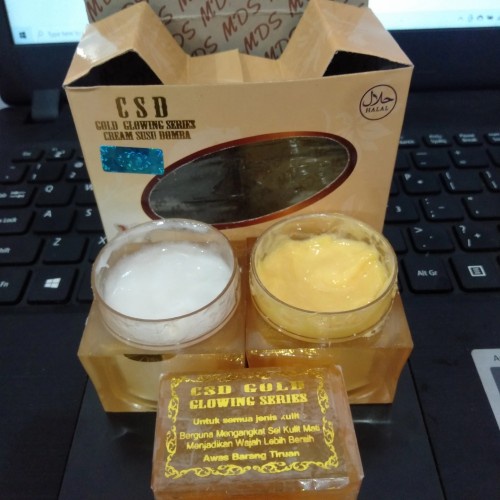 (CSD) GOLD GLOWING SERIES CREAM SUSU DOMBA MDS HALAL BPOM 100% ORIGINAL