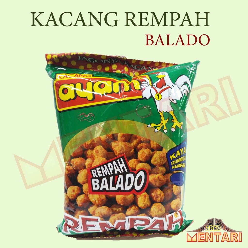 

Kacang AYAM Rempah Balado 225 gr Khas Makassar