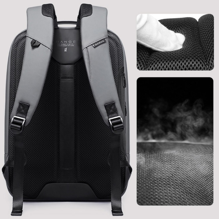 BANGE BG-7238 - Men's Waterproof Anti-Theft Laptop Backpack - Ransel Pria Trendy Modis Casual Anti Air dari BANGE