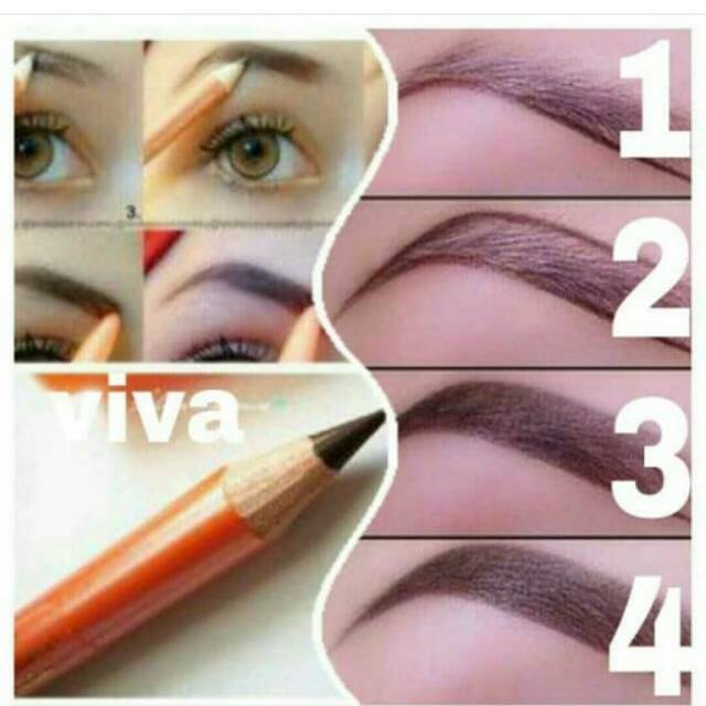 VIVA PENSIL ALIS ORIGINAL 100% (GAK ORI UANG KEMBALI) Real