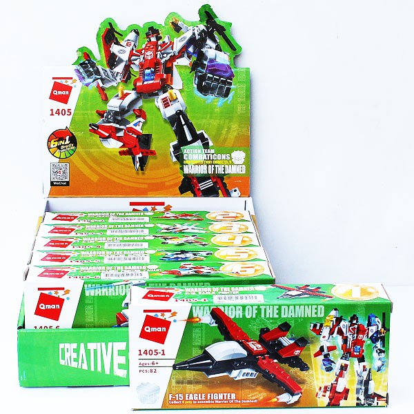 Theona.Tata LEGO BRICK BLOCK Brick Enlighten Destroyer Ares Robot QMAN-1405