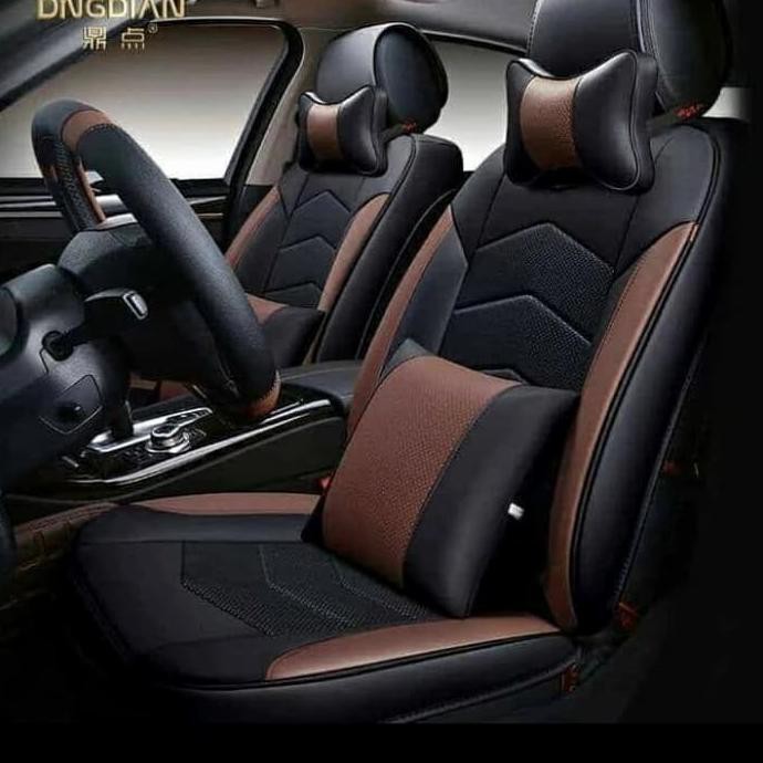 sarung jok mbtech mobil innova reborn 2021 + 1 paket bantal setir