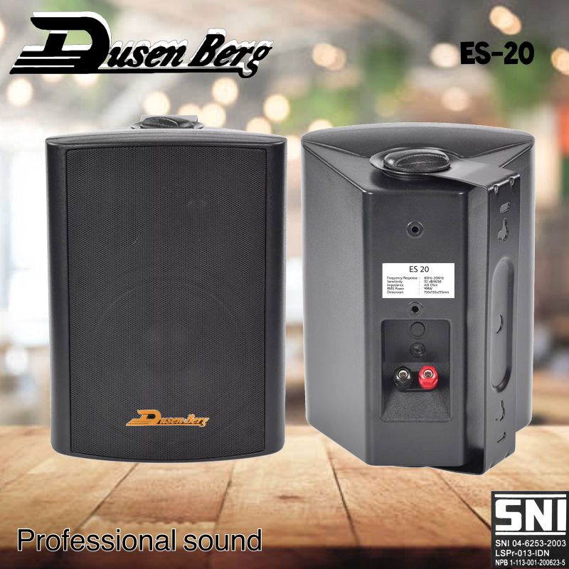 Speaker DUSENBERG 4 Inch ES 20 , Di Pakai Karaoke,Cafe,Mesjid - 2 Unit