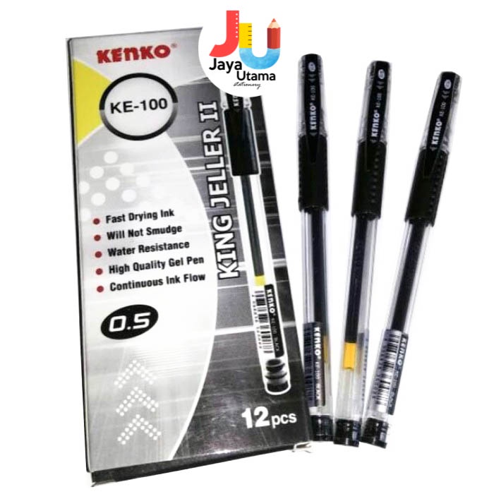 

Kenko Bolpen Ball Pen Pulpen Pena Ke-100 Black Pen