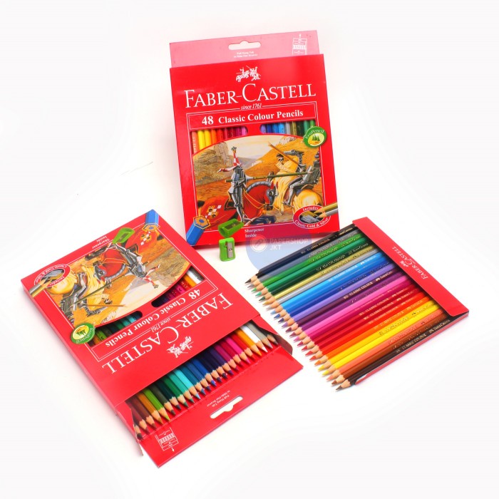 

WARNAPENSIL- PENSIL WARNA FABER CASTELL ISI 48 CLASSIC -PENSIL WARNA
