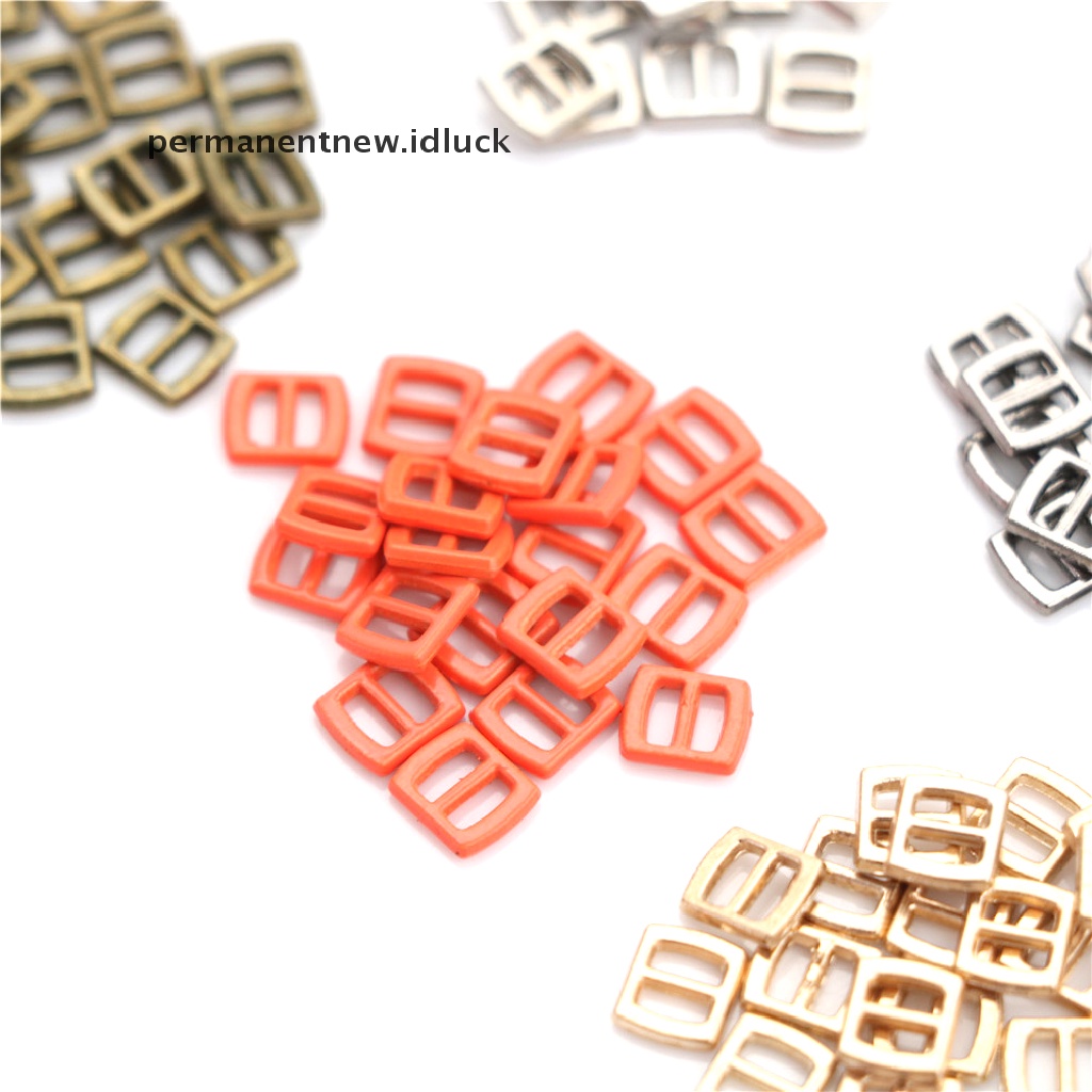 10 Pcs Buckle Metal Mini Handmade Untuk Aksesoris Jahit Dress Boneka