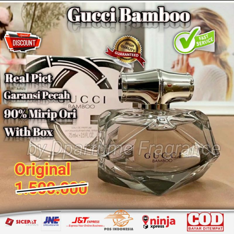 (BISA COD) Parfum parfume original branded wanita perempuan gucci bamboo original premium