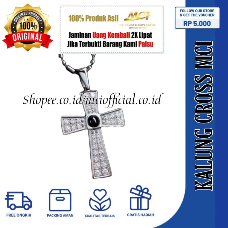 ⭐⭐⭐⭐⭐ KALUNG CROSS MCI _ KALUNG KESEHATAN CROSS _ KALUNG SALIB MCI _ KALUNG PENDANT SALIB _ KALUNG M