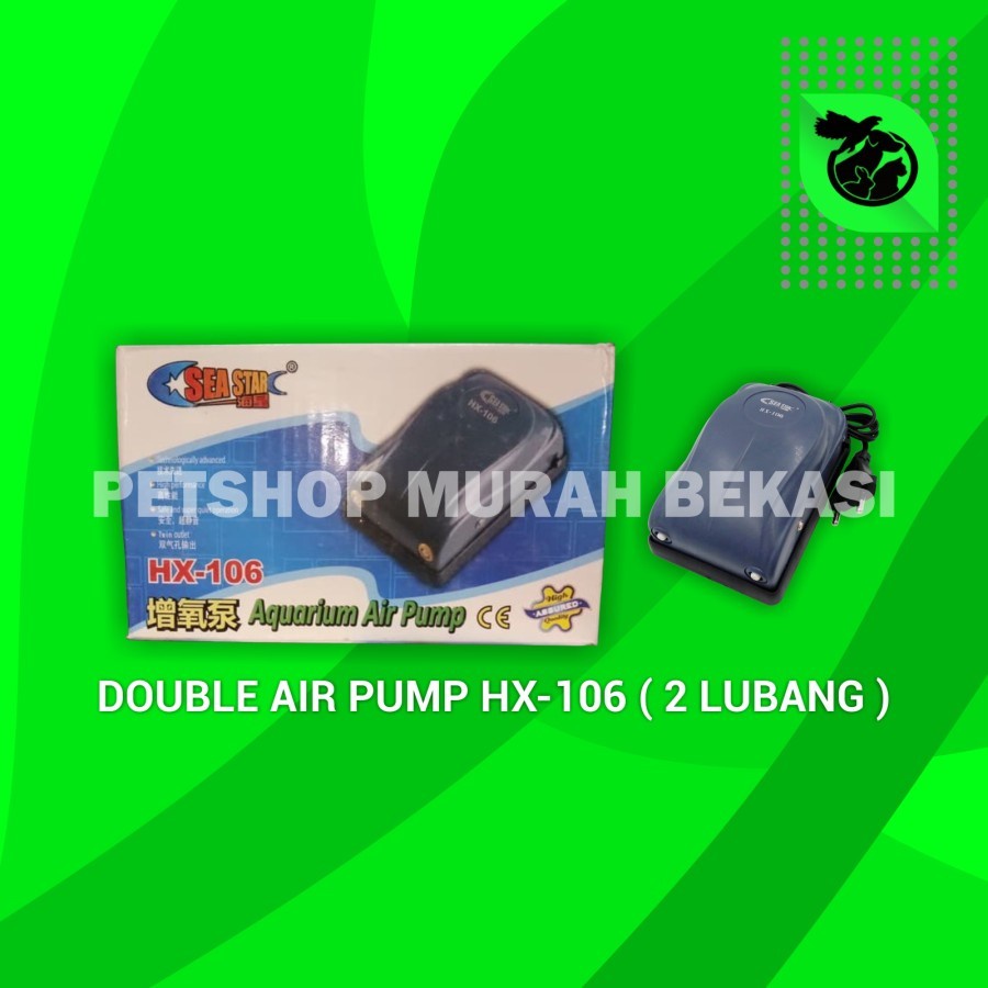 DOUBLE AIR PUMP HX-106 (2LUBANG)