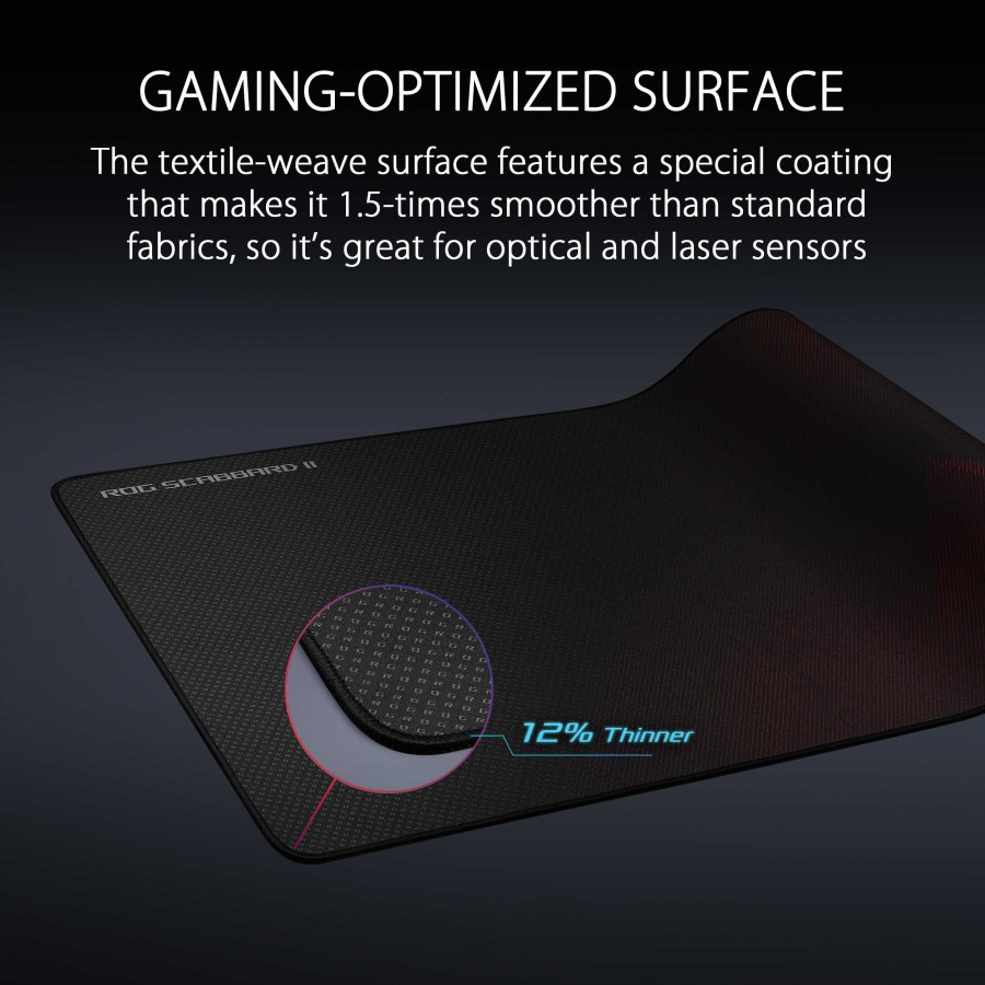 Mousepad ASUS ROG Scabbard II NC08 Extended Gaming Mouse Pad