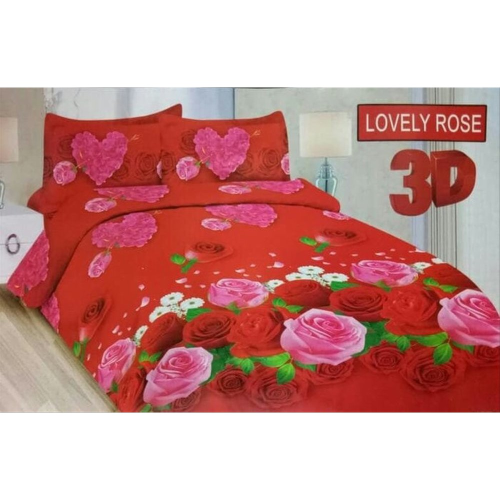 sprei bonita rumbai king 180x200 lovely rose