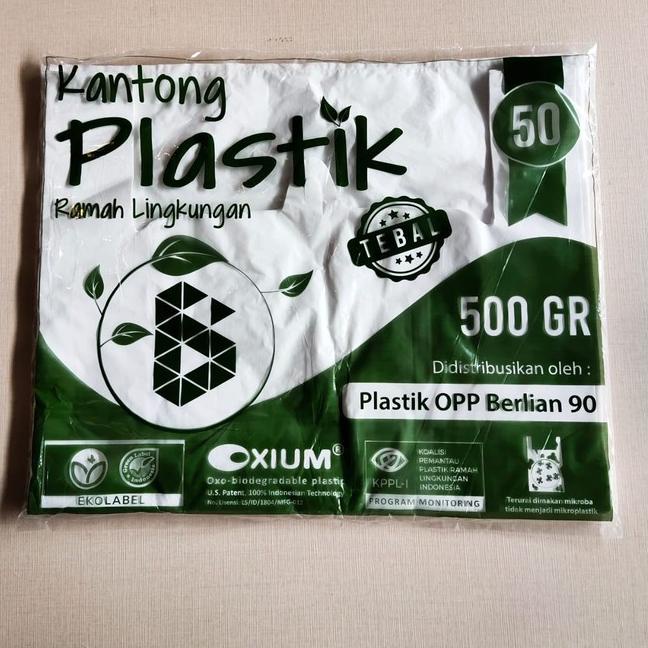 

Kantong Plastik Ramah Lingkungan Uk 50 Putih Kantong Plastik Oxium