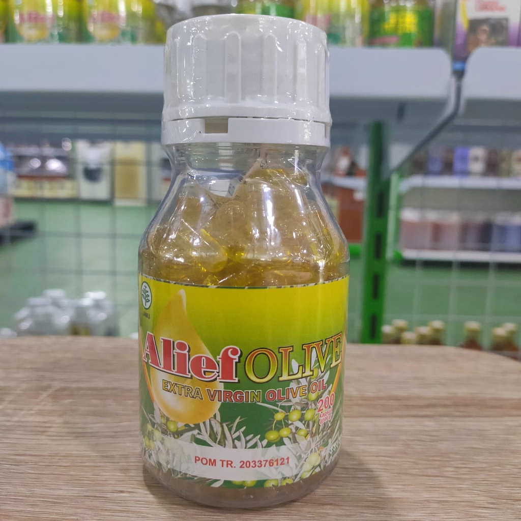 Kapsul Minyak Zaitun Alief 200 Kapsul