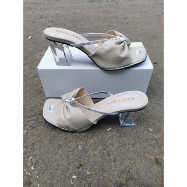 LADYSA Heels Sandal Wanita Kekinian Model Pita RW 13