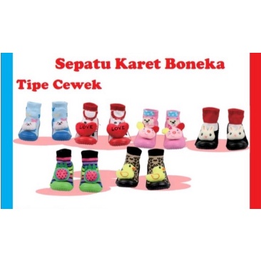 Reliwear Skidder Sepatu Bayi Karet Boneka Lucu RGM 6811